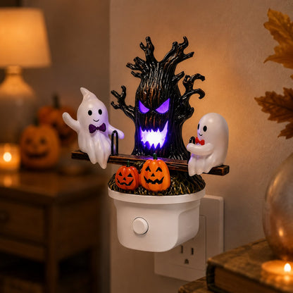 🔥Last Day 50% OFF🎃👻 2026 New Animated Seesaw Ghost Plug In LED Night Light
