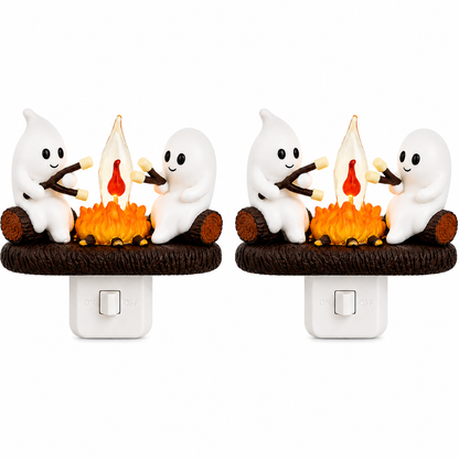 🔥 Last Day 50% OFF 👻 2026 New Ghost Campfire LED Night Light - Cozy Flickering Wall Flame