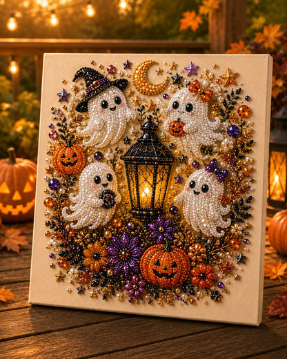 💥 Last Day 50% OFF – 2026 New 👻✨ Halloween Pearl Art DIY Kit – Turn Tiny Pearls into Spooky-Cute Magic