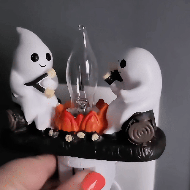 🔥 Last Day 50% OFF 👻 2026 New Ghost Campfire LED Night Light - Cozy Flickering Wall Flame