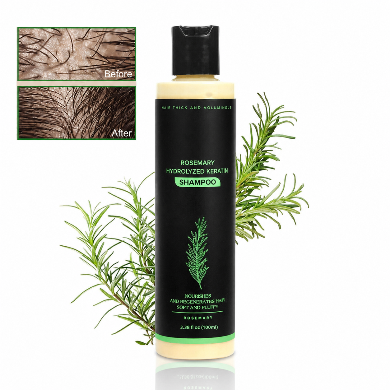 Rosemary Keratin Hair Growth Support Shampoo