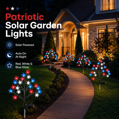 Red, White & Blue Yard Glow