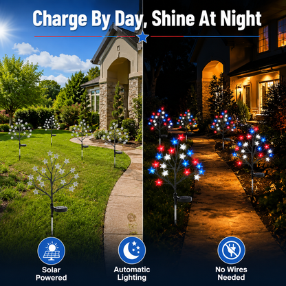 Red, White & Blue Yard Glow