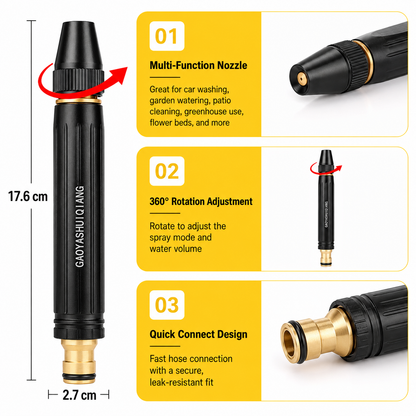 Buy More Get More Free - 3-in-1 High-Pressure Water Gun Nozzle💦