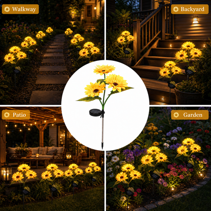 Solar SunflowerLED Lights