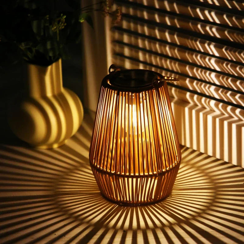🎄 Christmas Sale 49% OFF 🎄 Kaliiqo™ Solar Radiant Rattan Glow Lantern