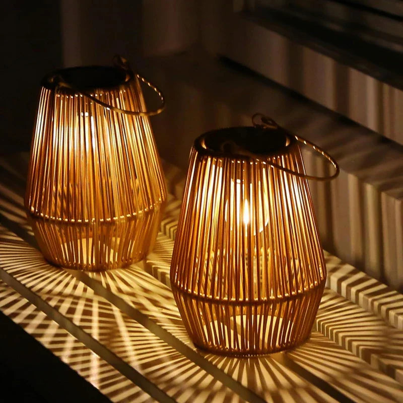 🎄 Christmas Sale 49% OFF 🎄 Kaliiqo™ Solar Radiant Rattan Glow Lantern