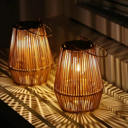 🎄 Christmas Sale 49% OFF 🎄 Kaliiqo™ Solar Radiant Rattan Glow Lantern
