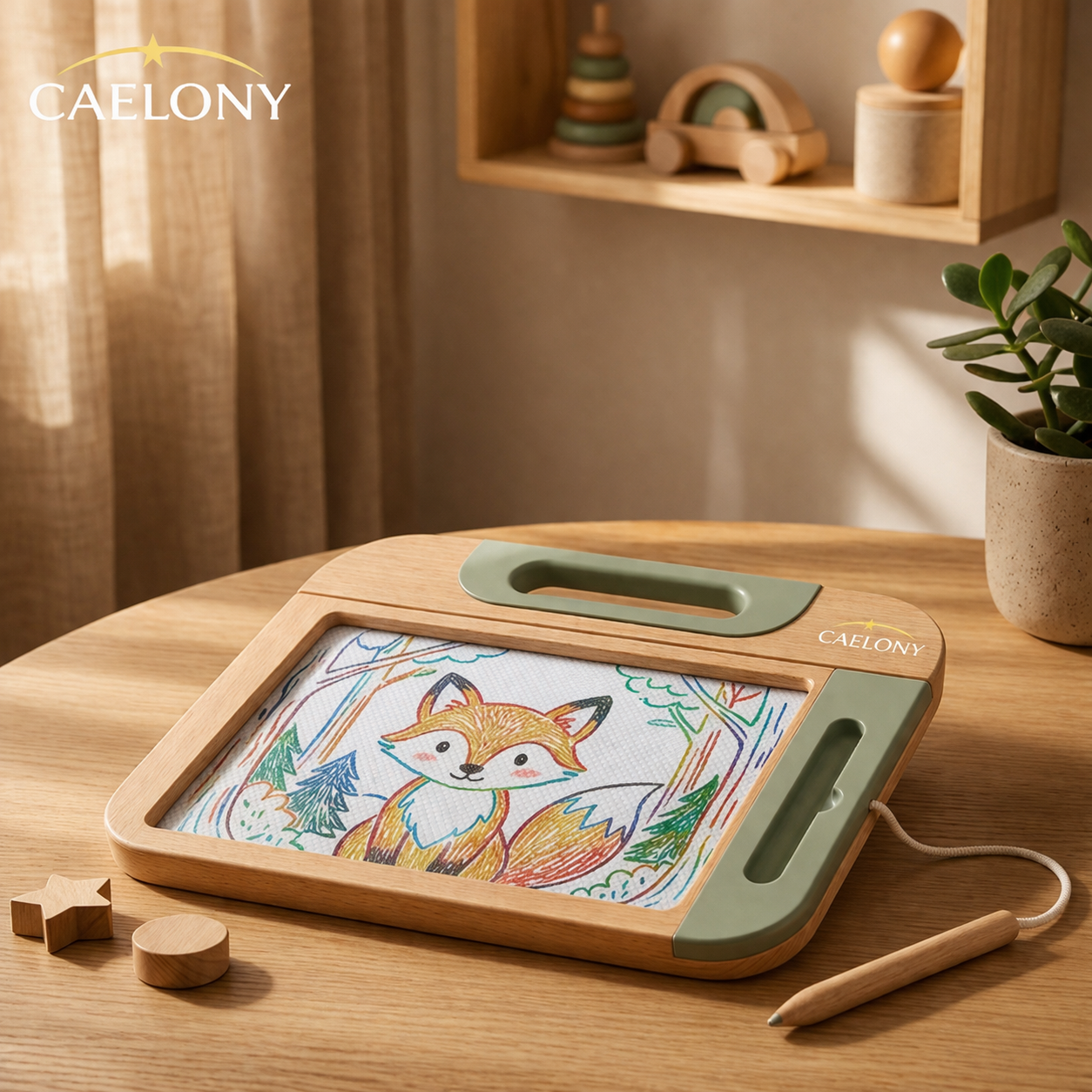 Wooden Magnetic Drawing Board
