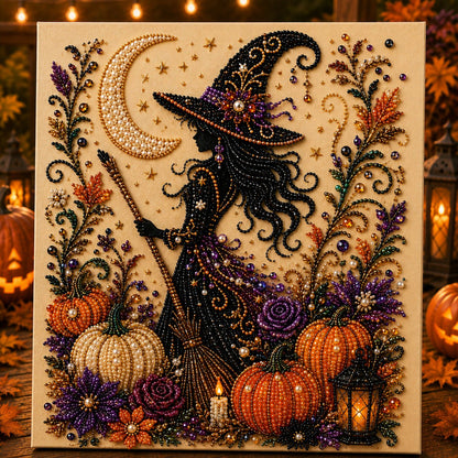 💥 Last Day 50% OFF – 2026 New 👻✨ Halloween Pearl Art DIY Kit – Turn Tiny Pearls into Spooky-Cute Magic