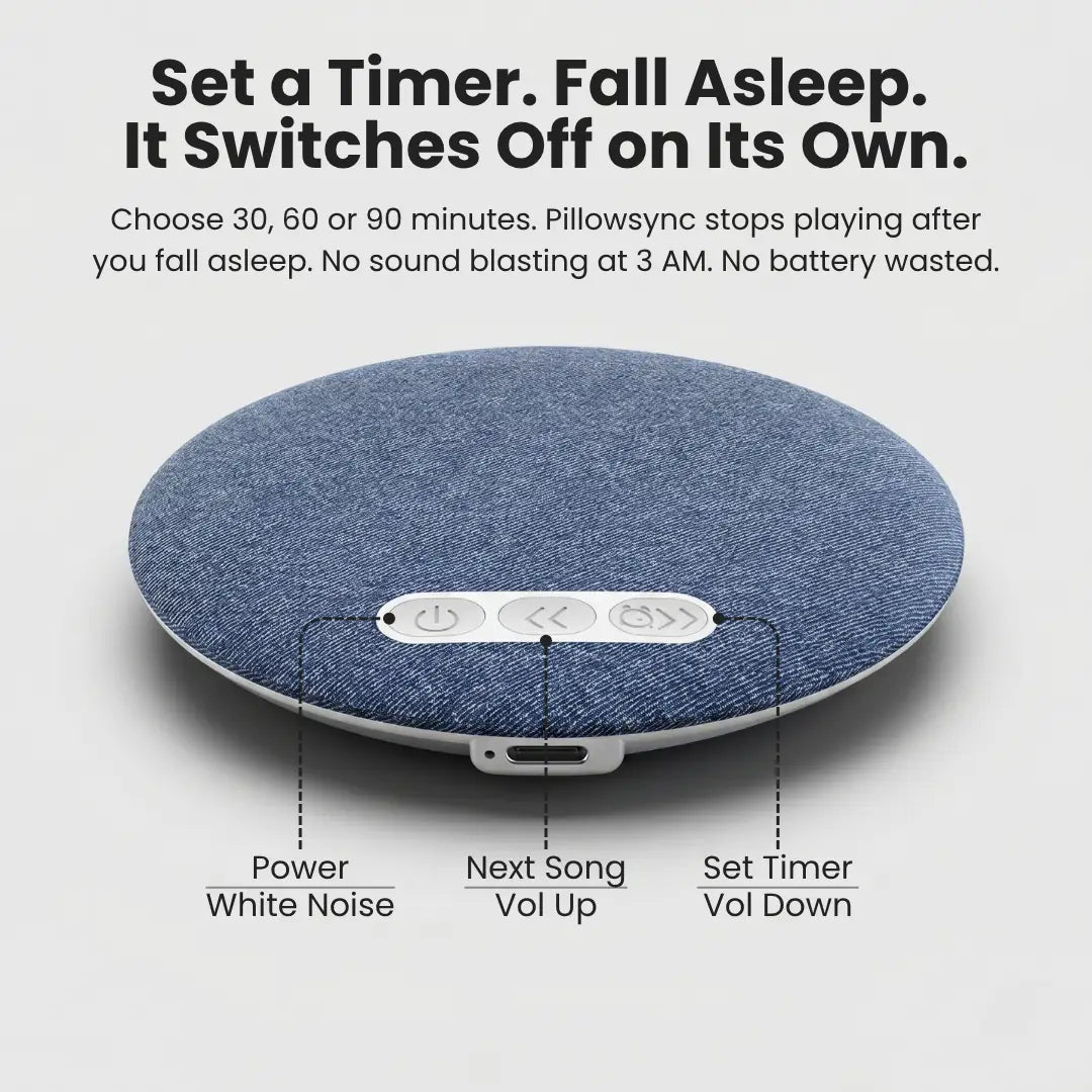 11mm Ultra-Thin Under-Pillow Bluetooth Speaker