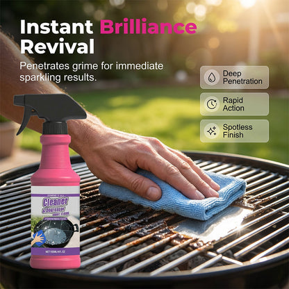 🔥 Heavy-Duty BBQ Grill Cleaner & Degreaser Spray — Fast Grease Removal